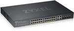 Zyxel Netzwerk PoE Switch 24 Port | Smart Managed Gigabit LAN Splitter | 24x GbE PoE+