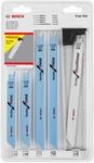 Bosch Accessories Professional 6tlg. Stichs&auml;geblatt-Set Wood and Metal zum S&auml;gen in