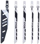 Ryobi 5-teilig Stichs&auml;geblattset, 5132002697