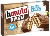 hanuta Riegel - 5er Packung (5 Riegel &agrave; 34,5g), mit einzeln verpackten Riegeln,