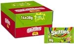 Skittles Crazy Sours, S&uuml;&szlig;igkeiten Box 14x38g, Saure Kaubonbons mit Fruchtgeschmack,