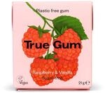 True Gum, Plastikfreier Kaugummi, Himbeere & Vanille, Vegan, 21 g