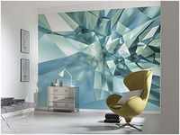 Komar Fototapete 3D CRYSTAL CAVE | 368 x 254 cm | Tapete, Wand Dekoration,...