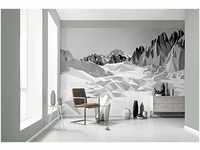 Komar Fototapete | ICEFIELDS | 368 x 254 cm | Tapete, Wand Dekoration, 3D,