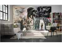 Komar Vlies Fototapete | COLLAGE | 400 x 250 cm | Tapete, Wand Dekoration,...