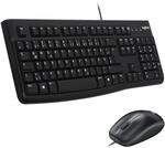 Logitech MK120 Kabelgebundenes Set mit Tastatur und Maus f&uuml;r Windows, Kabelgebundene
