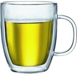 Bodum BISTRO Doppelwandige Thermogl&auml;ser 2 St&uuml;ck &ndash; 450ml Tee- und...