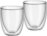 WMF Kult doppelwandige Cappuccino Gl&auml;ser Set 2-teilig, doppelwandige Gl&auml;ser 250ml,