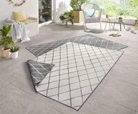 NORTHRUGS In- und Outdoor Teppich Malaga 80x150cm - Wendeteppich Wetterfest Modernes
