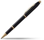 Cross Century II Rollerball (23-Karat-Goldplattiert, Schreibfarbe schwarz,