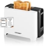 Cloer 3531 Full-Size Toaster f&uuml;r 2 XXL Scheiben, mit integriertem...