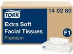 Tork weiche Kosmetikt&uuml;cher Wei&szlig; F1, Premium, 2-lagig, 30 &times; 100 Blatt, 140280