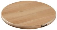 STAUB Magnetischer Untersetzer aus Holz, rund, 23 cm, F&uuml;r alle magnetischen...