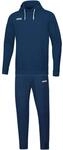 Jako Kinder Jogginganzug Base mit Kapuzensweat, hellgrau meliert, 164, M9465