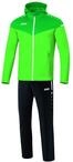 JAKO Damen Pr&auml;sentationsanzug Champ 2.0 mit Kapuze, Soft Green/Sportgr&uuml;n, 40