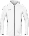 JAKO Herren Kapuzenjacke Challenge, Wei&szlig;/Anthra Light, XXL