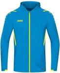 JAKO Herren Kapuzenjacke Challenge, Jako-Blau/Neongelb, M