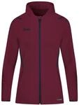JAKO Damen Kapuzenjacke Challenge, Maroon/Marine, 34