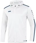 JAKO Herren Kapuzenjacke Striker 2.0, wei&szlig;/marine, L, 6819