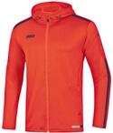 JAKO Herren Kapuzenjacke Striker 2.0, flame/navy, S, 6819