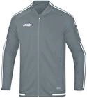 JAKO Herren Freizeitjacke Striker 2.0, steingrau/wei&szlig;, S, 9819