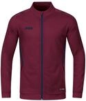 JAKO Kinder Polyesterjacke Challenge, Maroon/Marine, 140