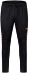 JAKO Kinder Trainingshose Challenge, Schwarz/Neonorange, 152