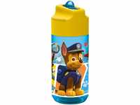 P:os 28230 - Trinkflasche für Kinder, ca. 430 ml, transprentes Design mit Paw...