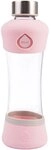 EQUA Glasflasche Acitive Berry 0,55l Trinkflasche aus Borosilikatglas 550 ml