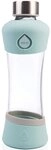 EQUA Active Mint 0,55l Trinkflasche aus Borosilikatglas Designer Sportflasche 550 ml