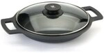 BRA Efficient | Niedriger Kochtopf | Aluminiumguss, 32 cm, Antihaftbeschichtung, F&uuml;r