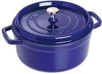STAUB Cocotte, Gusseisen Br&auml;ter, Alle Herdarten inkl Induktion, Rund, 22 cm, 2,6 L,
