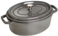 STAUB Cocotte, Gusseisen Br&auml;ter, Alle Herdarten inkl Induktion, Oval 23 cm, 2,35 L,