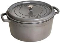 STAUB Gusseisen Br&auml;ter/Cocotte, Rund 30 cm, 8,35 L, Graphitgrau, Graphit-Grau