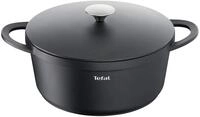 TEFAL Trattoria Schmortopf 28 cm, Br&auml;ter aus Aluguss, Antihaft-Beschichtung,