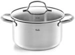 Fissler San Francisco/Edelstahl-Topf (1,9 L - &Oslash; 16 cm) Kochtopf mit Glas-Deckel,