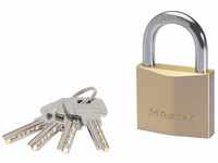 Master Lock 2950EURD Schlüssel Vorhängeschloss aus extradickem Massivmessing,...