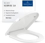 Villeroy & Boch WC-Sitz Subway 3.0 - Toilettendeckel Wei&szlig; gl&auml;nzend aus...