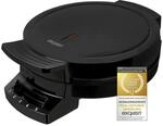 Exquisit Waffeleisen WE 3101 sw | 1200 Watt | Antihaftbeschichtet | 5 Herzen