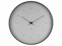 Present Time - Wall Clock Butterfly Hands - Metall/lackiert -Grey - Ø 27,5cm,...