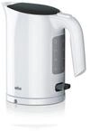 Braun WK 3000 WH Wasserkocher | F&uuml;llmenge 1,0 l | 2.200 Watt | Schnellkochsystem 