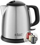 Russell Hobbs Wasserkocher [1,0l] Adventure Edelstahl Geb&uuml;rstet (2400W,