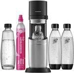 SodaStream DUO Wassersprudler - 4x 1L Sprudlerflaschen & CO2-Zylinder