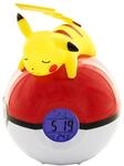 Teknofun - Pokemon Pikachu Light Up FM Alarm Clock - Radio Wecker (ca 16cm) -...