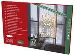 Konstsmide LED Fenstersilhouette, Engel, 50 warm wei&szlig;e Dioden, 230V, Innen,...