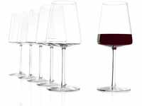 Stölzle Lausitz Rotweinkelch Power 6er-Set I Hochwertige Wein Gläser optimal für