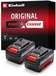 Original Einhell Akku PXC-Twinpack 4,0 Ah Power X-Change (Li-Ion, 18 V, 2x 4,0 Ah,