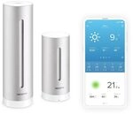 Netatmo Smarte Wetterstation - WLAN, Funk, Innen- und Au&szlig;ensensor, Wettervorhersage,