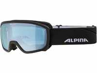 ALPINA SCARABEO JR. Q-LITE - Verspiegelte, Kontrastverstärkende OTG Skibrille...