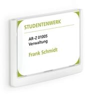 Durable T&uuml;rschild Click Sign, 149 x 105,5 mm, zum Ankleben oder Anschrauben, weiss,